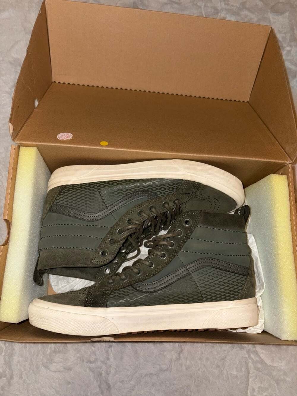 Vans Sk8-Hi 46 MTE DX Tact Grape Leaf Olive Green High-Top Sneakers